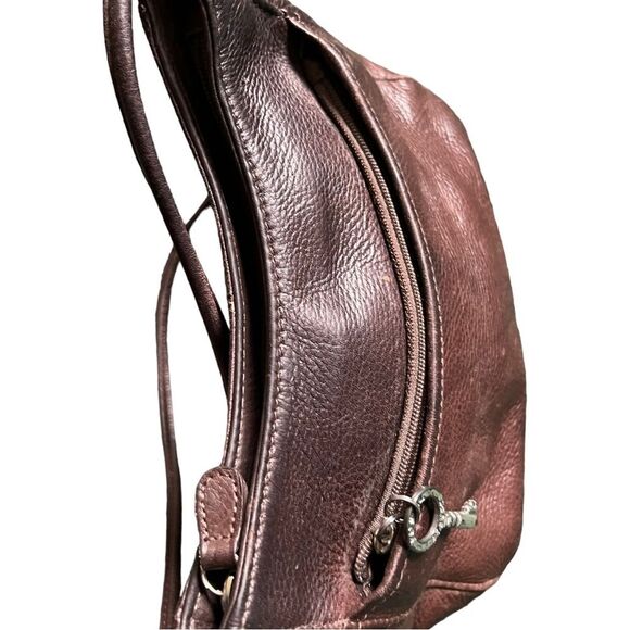 Fossil Brown Leather Mini Crossbody Bag - Picture 9 of 15